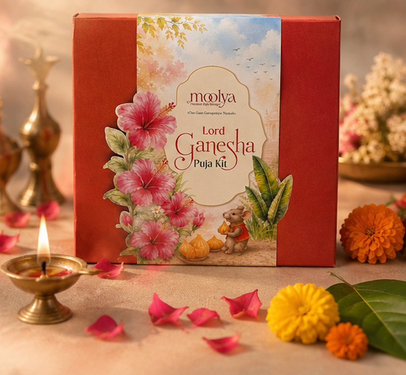 Ganesh Puja Box - 23 items inside